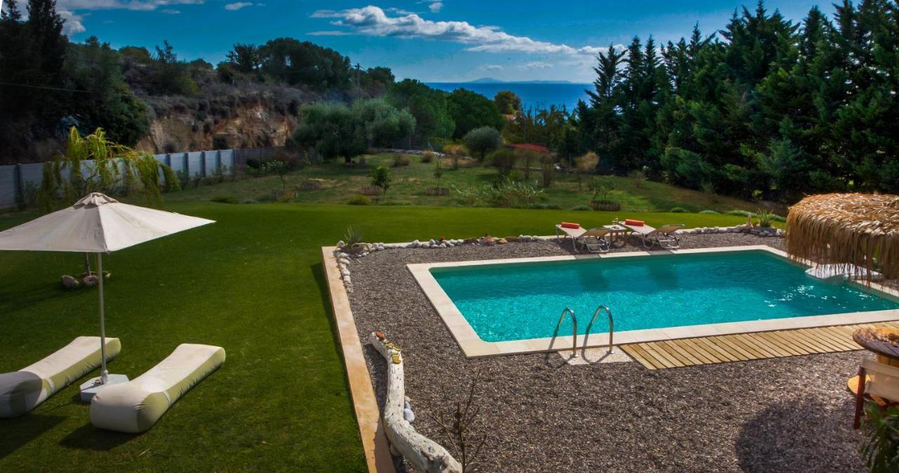 Driftwood Villa Karavádosz Kültér fotó